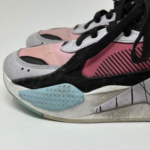 Puma RS Running System Women's Sneakers Pink Gray Lightweight Size 6.5 - Picture 13 of 16